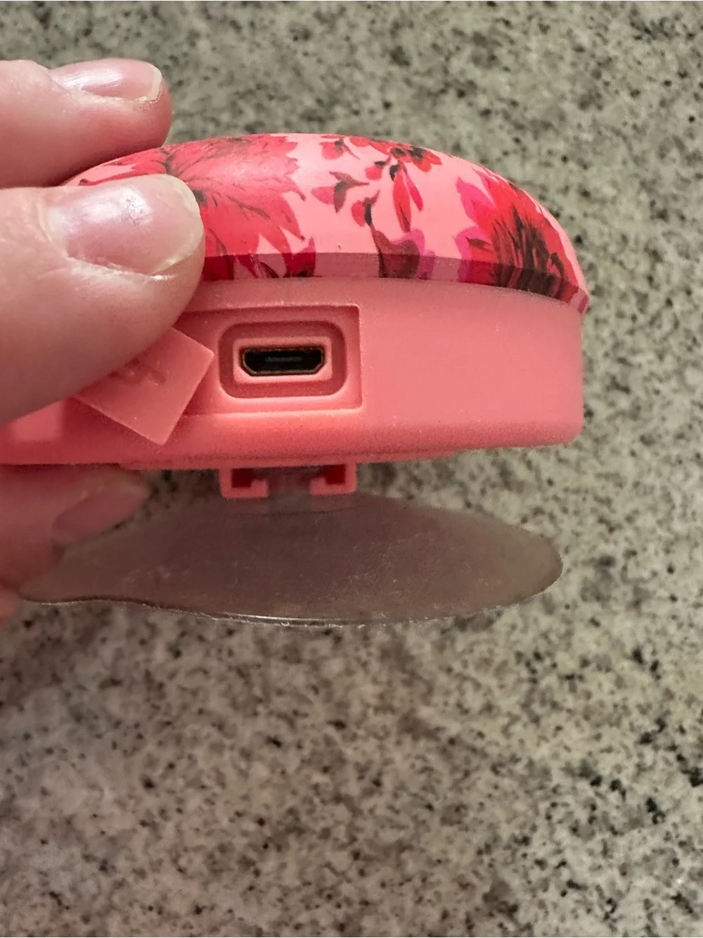 ban.do Pink Floral Bluetooth Shower Speaker